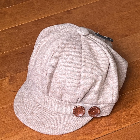 NWT David And Young Women's Brushed Knit Jersey Cabbie Hat OS - Picture 3 of 9